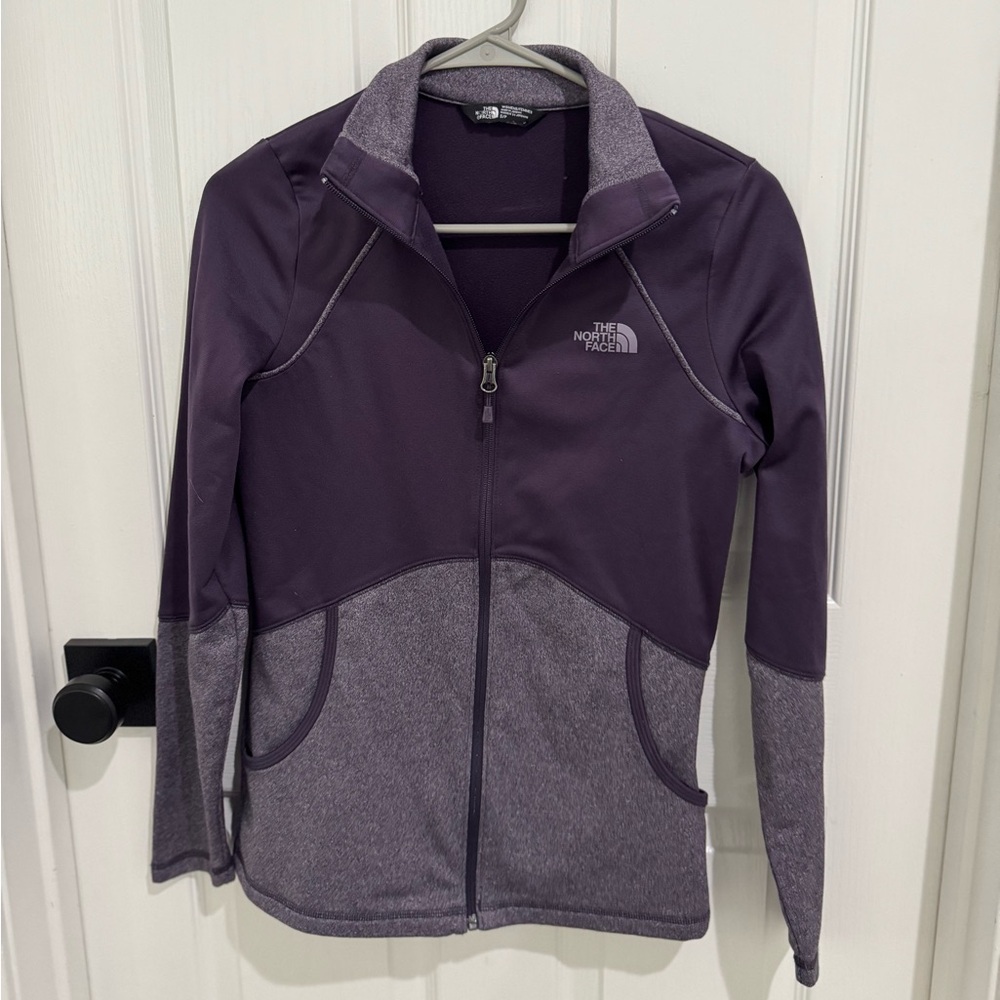 The North Face Dark Purple and Light Purple Jacket